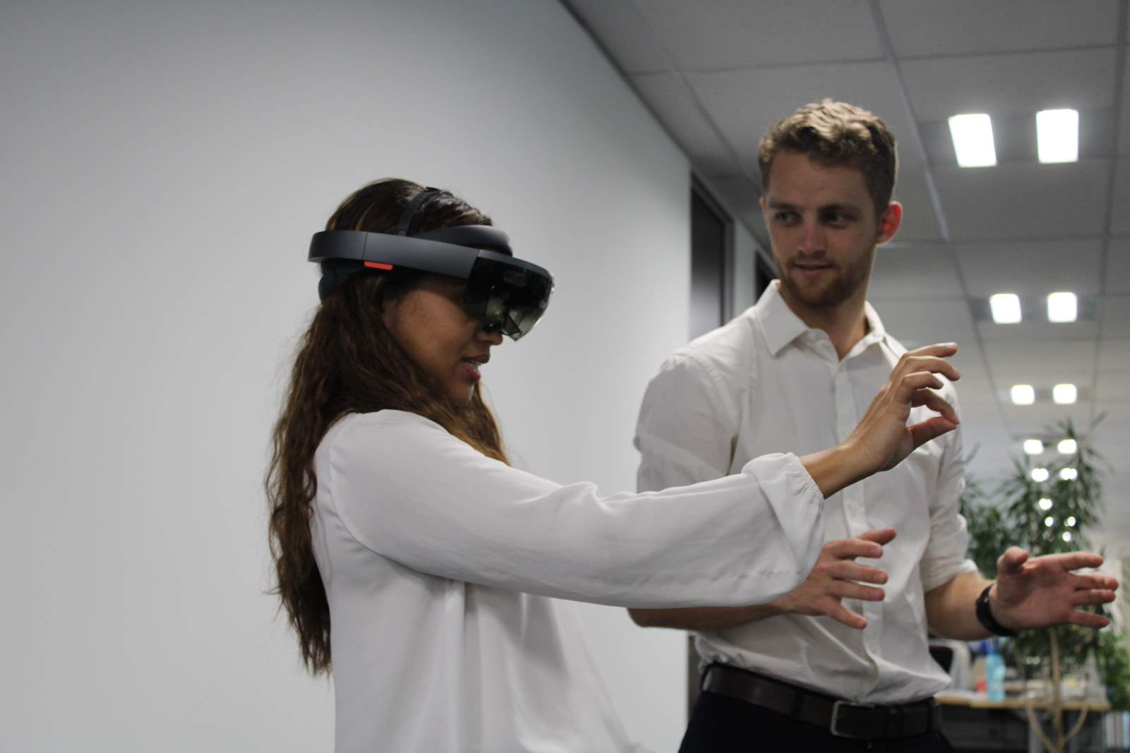 Interactive workshop on augmented and virtual reality, local office South Africa