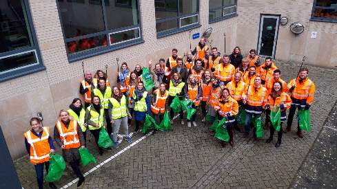 Waste collection with the Green Business Club Utrecht, © Green Business Club Utrecht