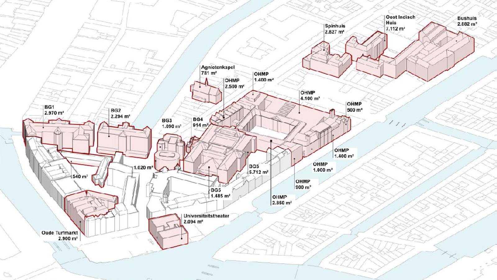  'Universiteitskwartier' neighbourhood, Amsterdam, The Netherlands